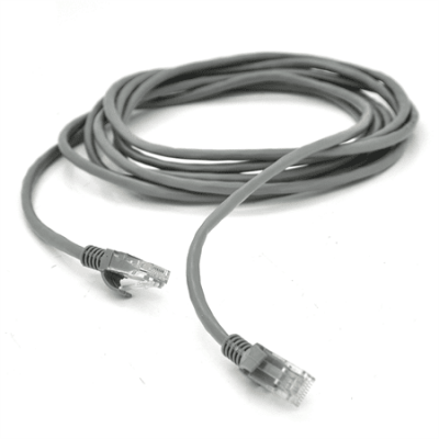 Патч-корд литий RITAR, UTP, RJ45, Cat.5e, 5m, сірий, Cu (мідь) Q200