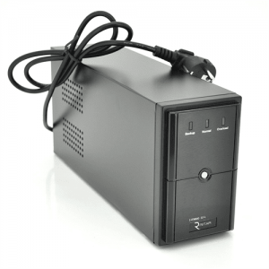 ДБЖ Ritar E-RTM800 (480W) ELF-L, LED, AVR, 2st, 2xSCHUKO socket, 1x12V9Ah, metal Case Q4 (370*130*210) 5,8кг (310*85*140)