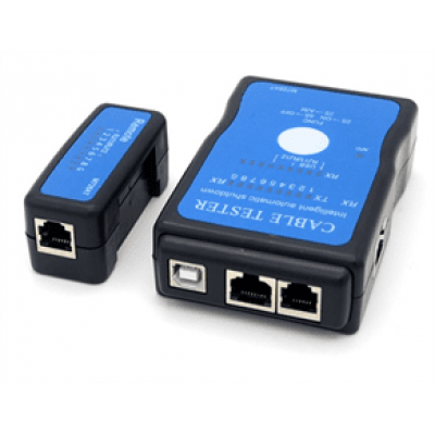 Кабельний тестер Merlion M726ATUSB, RJ-45 + USB, батарейки в комплекті немає