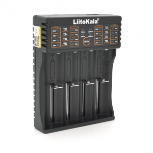 ЗП універсальний Liitokala lii-402, 4 канали, LCD дисплей, підтримує Li-ion, Ni-MH і Ni-Cd AA (R6), ААA (R03), AAAA, С (R14)