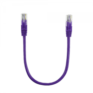 Патч-корд литий RITAR, UTP, RJ45, Cat.5e, 0,5m, фіолетовий, Cu (мідь)