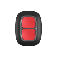 Бездротова екстрена кнопка Ajax DoubleButton black