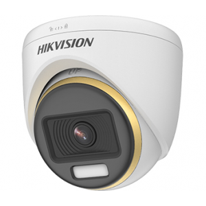 2Мп TVI / AHD / CVI / CVBS камера ColorVu c видимої підсвічуванням DS-2CE70DF3T-PF (3.6мм)