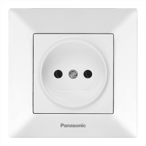 Розетка Panasonic Arkedia Slim, швидкий монтаж, біла