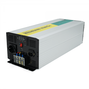 Інвертор напруги RITAR RSCU-4000, 12V/220V, 4000W з правільною синусоїдою, вбудований зарядний пристрій, 1xShuko, 1xUSB, клемні колодки, BOX, Q2