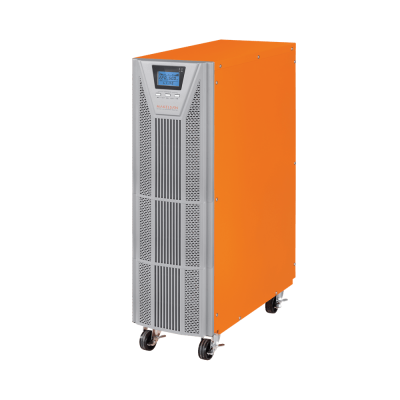 ДБЖ з правильною синусоїдою ONLINE MAKELSAN PowerPack Se-6kVA-LCD, 6000VA (5400Вт), 192В, Вбудована батарея 12V 7Ah х16 шт, (440*720*940), 72,2кг, Q1