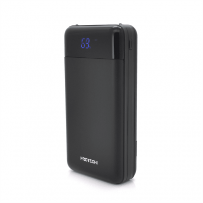 Powerbank ProTech-B06 30000mAh, 2USB, White/Black, (600g), Blister
