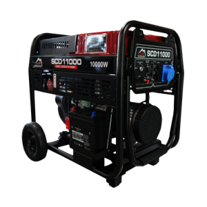 VULKAN Генераторна установка SCD11000 дизель 1ф 9кВт ел.старт, 18л, колеса