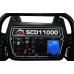VULKAN Генераторна установка SCD11000 дизель 1ф 9кВт ел.старт, 18л, колеса