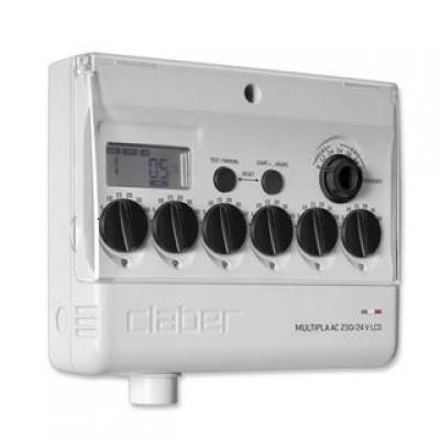 Таймер подачі води CLABER MULTIPLA, AC 220/24V LCD