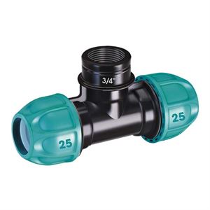 Тройник ПЕ 25х3/4"В
