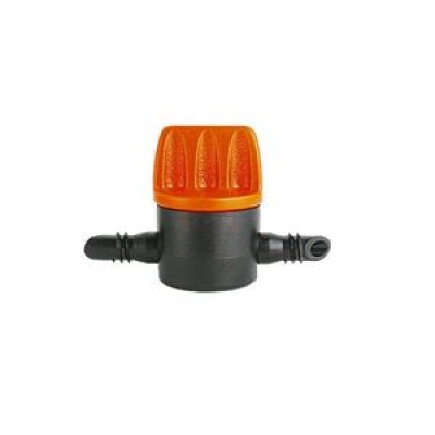 Кран 6х6мм для капельной трубки 1/4" 5 штук