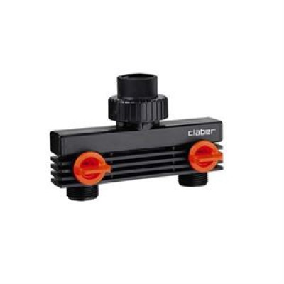 Распределитель 3/4"В выход 2-х канальный 3/4"Н