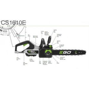 Електропила акумуляторна EGO CS1610E