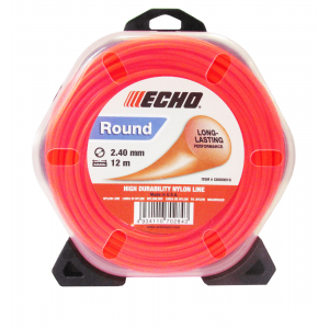 Струна косильная ECHO d-2,4мм 12м круглая