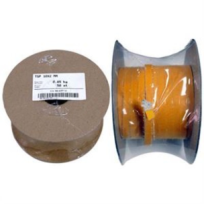 Скловолоконний клейкий шнур EUROPOLIT TSP/C, 20х2 мм (чорний), 1 метр для дверей камінних топок, котлів і іншого обладнання