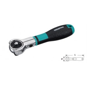 Whirlpower Трещітка шарнірна 1/2" 72 зуба 168мм