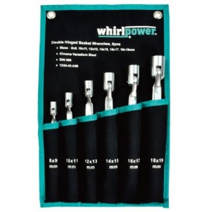Whirlpower Набір ключів карданних 7од. 8-22мм чохол