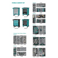Whirlpower Набір інструмента 272од. (ящик-тумба на колесах)