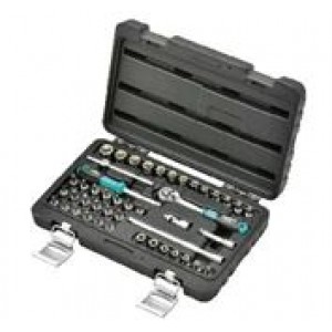 Whirlpower Набір головок 1/4" 45од. 4-14мм пластик. кейс