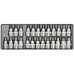 Whirlpower Набір головок зі вставкою Hex, Torx, Spline 1/2" 25од ложемент
