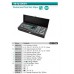 Whirlpower Набір головок 1/4" 4-14мм 43од мет.кейс