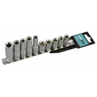 Whirlpower Набір головок 1/4" Е5-Е10 10од на планці