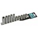 Whirlpower Набір головок 1/4" Е5-Е10 10од на планці