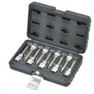Whirlpower Набір головок зі вставкою 1/2" 9од.Т20-Т60 пластик.кейс