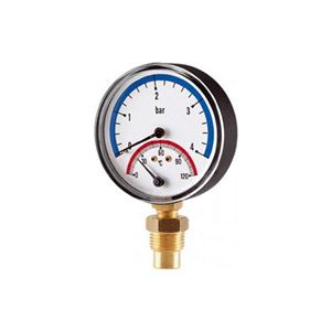 Термоманометр CEWAL TRP 80 VI 0-120 °C/0-6 Bar