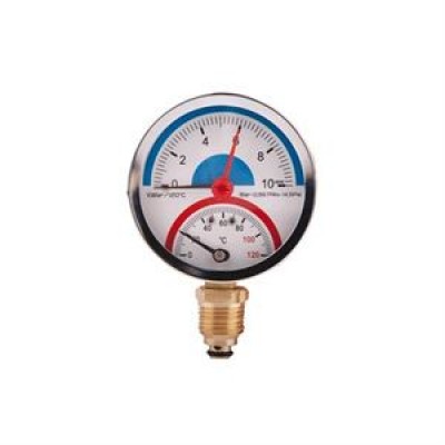 Термоманометр SANLUX TERMO MTR 0-120 °C/0-10 Bar