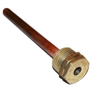 Гільза для датчика температури 1/2, 7х8мм, L=100мм, один зонд