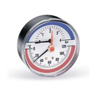 Термоманометр WATTS F+R818 TIM80 0-120 °C/0-4 Bar