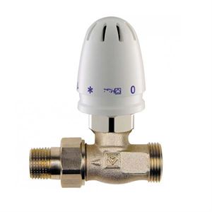 Кран прямий HERZ MINI 1/2” з термоголовкою