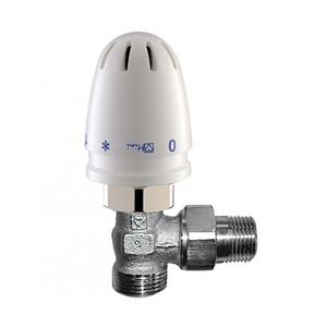 Кран кутовий HERZ MINI 1/2” з термоголовкою