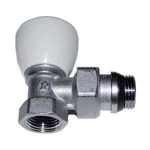Кран радіаторний кутовий регульований GIACOMINI R5TG 1/2”